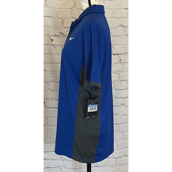 NEW Nike Men's Royal Blue Dri-Fit Polo (Size M) - Picture 5 of 12